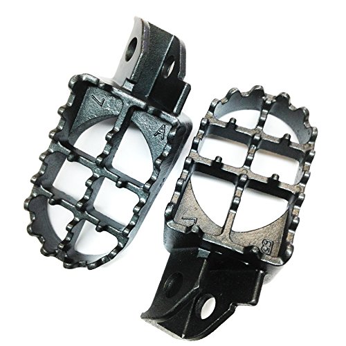 SMT-GRAY Motocross MX Foot Pegs Compatible With 96-97 Suzuki DR650SE 90-95 DR350 1990-1993 DR250 [B00RURB0KA]