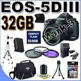 Canon EOS 5D Mark III 22.3 MP Full Frame CMOS Digital SLR Camera with EF 24-105mm f/4 L IS USM Lens With 32GB Accessory Kit