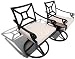 Strathwood Grand Isle Swivel Rocker Dining Chair, Set of 2