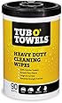 Wonder Works Tub O Towels Heavy-Duty 10" x 12" Size Multi-Surface Cleaning Wipes, 90 Count Per Canister