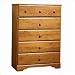 South Shore Furniture, Little Treasures Collection, 5 Drawer Chest, Country Pine