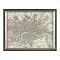 London Map Framed Art - 12.6x16.1"