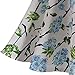 Fancyqube(TM) Women Pleated Vintage Skirts Floral Print Midi Skirt Style19 S