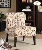 Armless Lounge Chair of Lifestyle Collection by Homelegance