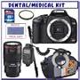 Canon Digital Rebel XSi 12MP Digital SLR Camera + Canon EF 100mm f/2.8L Macro IS USM Lens + 8GB Secure Digital Medical/Dental Accessory Kit