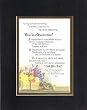 Personalized Touching and Heartfelt Poem for Grandmother - What Is A Grandmother! Poem on 11 x 14 inches Double Beveled Matting