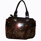 Guess Purse Handbag Rachelle Zoo Camel