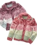 Greendog Little Girl Marled Cardigan