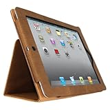 iPad 2nd Generation leather case cover with built-in stand, compatible for  ....