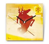 TWT-JAPAN 戦国 武将 ファブリック 掛時計 06 蜻蛉切 本多忠勝 K