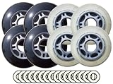OUTDOOR Hockey Wheels HILO 4-76mm 4-80mm Abec9 BEARINGS