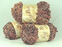 Single Loop Knitting Yarn 50gm 10balls/Pk - Brown/Tan/Burgundy