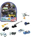 Police Vehicles Backpack Playset
