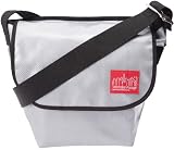 Manhattan Portage Vintage Messenger, Sac porté épaule femme 41x28x22 cm - Argent, Synthétique