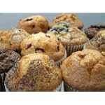 Assorted Non Fat Muffins 2 each Banana Oatmeal, Apple Cinnamon, Blueberry