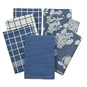 Egyptian Cotton 7-pc. Kitchen Towel Set - Lake Blue