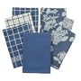 Egyptian Cotton 7-pc. Kitchen Towel Set - Lake Blue