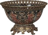 Bentley Bowl with Gold Accents
