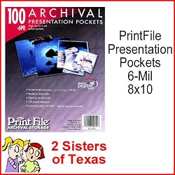 Printfile 6mil Presentation Pocket 8-1/4X10-5/16 - Printfile 8106PR