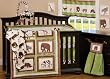 Silhouette Safari 6 piece Crib Set