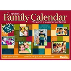 The Thinkbin Family Calendar 2006/2007, 17-Month Deluxe Wall Calendar