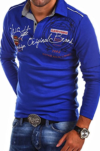 MT Styles Mens Longlseeve Polo Shirt AMBITION Men R-0682