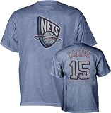 Vince Carter Majestic Soft Ink Player Name and Number New Jersey Nets T-Shirt