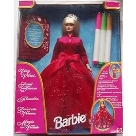 Barbie Very Velvet By Mattel in 1998 - The box is in very poor Condition