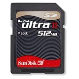 Sandisk 512 MB Secure Digital Ultra II (SDSDH-512-901, Retail Package)