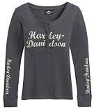 Harley-Davidson® Women's Henley Tee Shirt. Graphics....