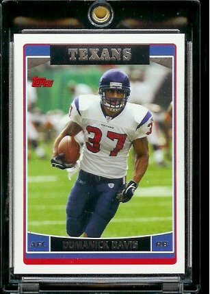 2006 Topps # 228 Domanick Davis - Houston Texans - NFL Football Cards