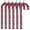 NC State Candy Cane Ornament Set