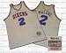 1982 - 1983 Philadelphia 76ers Home Throwback Jersey From Mitchell and Ness, With #2 and 'Malone' on
