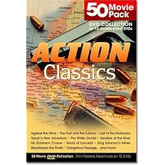 Action Classics 50 Movie Pack DVD Collection by 