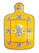Le Cadeaux Triple Weight Melamine Shaped Bread or Cheese Board, Benidorm