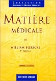 Mati�re m�dicale