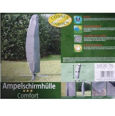 Hochwertige Schutzhülle / Abdeckhaube / Schirmhülle mit Reissverschluss für Ampelschirm bis 3m Durchmesser