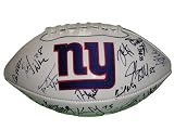 Super Bowl XLVI Champions New York Giants Team Autographed Logo Football with 27 Signatures Total Including Notables: Ahmad Bradshaw, Antrel Rolle, Mathius Kiwanuka, Prince Amukamara, Corey Webster, Will Blackmon and More! Proof Photos of the Giants Signing for Us.