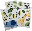 Kids Line Jungle 123 Wall Decals, Brown