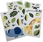 Kids Line Jungle 123 Wall Decals, Brown