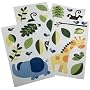 Kids Line Jungle 123 Wall Decals, Brown