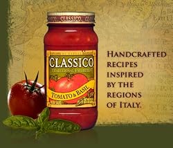 Classico Pasta Sauce, Tomato and Basil 32 Oz (Pack of 3)