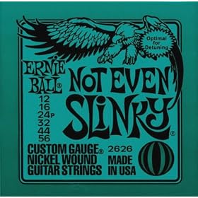 Ernie Ball 2626 Not Even Slinky Custom Gauge Nickel Wound Guitar Strings (.012 - .056)