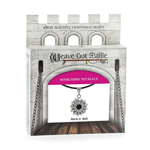 Weave Got Maille Whirlybird Chain Maille Necklace Kit, Rock and Roll