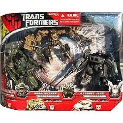 Transformers Movie 3 Pack, Autobot Jazz, Bonecrusher, Deception Brawl