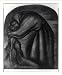 Historic Print (M): [Mexico - 20th C. graphic art: The Franciscan (holding emaciated figure) Orozco]