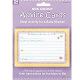 New Mommy Advice Card, 24ct