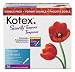 Kotex Security Tampons with Plastic Applicator, Regular Absorbency, Double Pack, Case of Six-36 Count (216 Tampons)