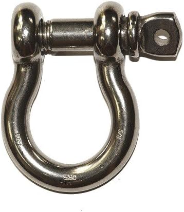 ORS - 5/8" with 3/4" PIN Stainless Steel Us-type D Ring Shackle - T-304