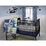Little Bedding 3 Crib Piece Set, Monster Babies